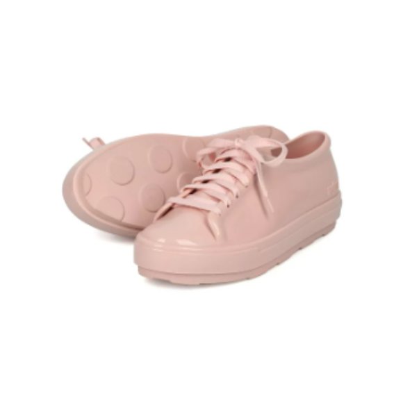Melissa Pink Platform Jelly Sneakers 8 - Picture 2 of 11